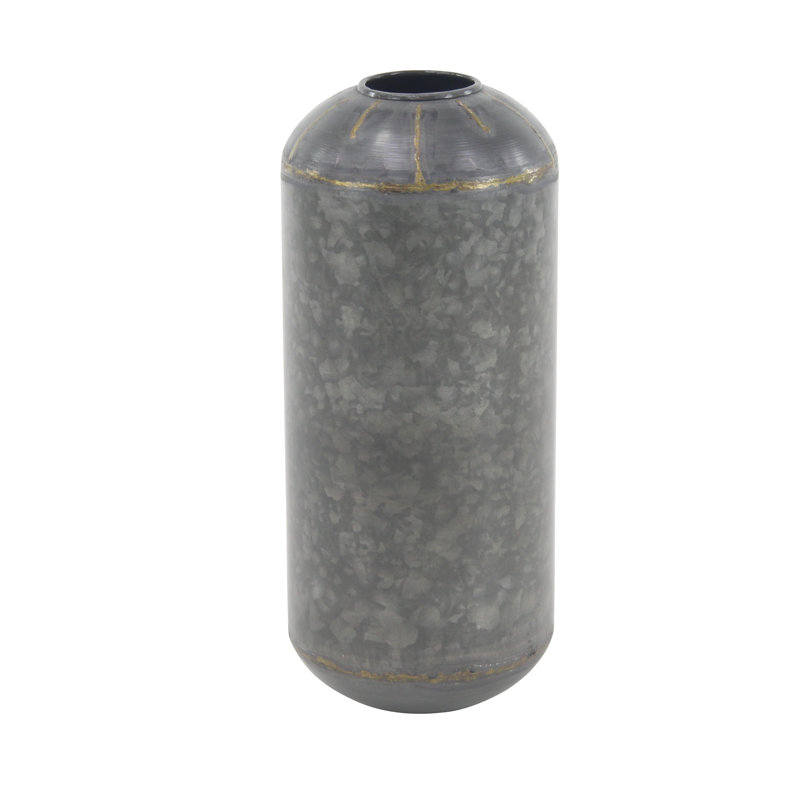 Laforge Metal Pot Planter, 19" H x 8" W x 8" D
