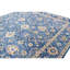 Hand Knotted Wool Area Rug in Navy