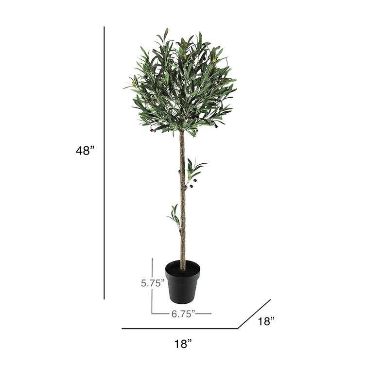 48 Artificial Olive Tree in Pot Primrue