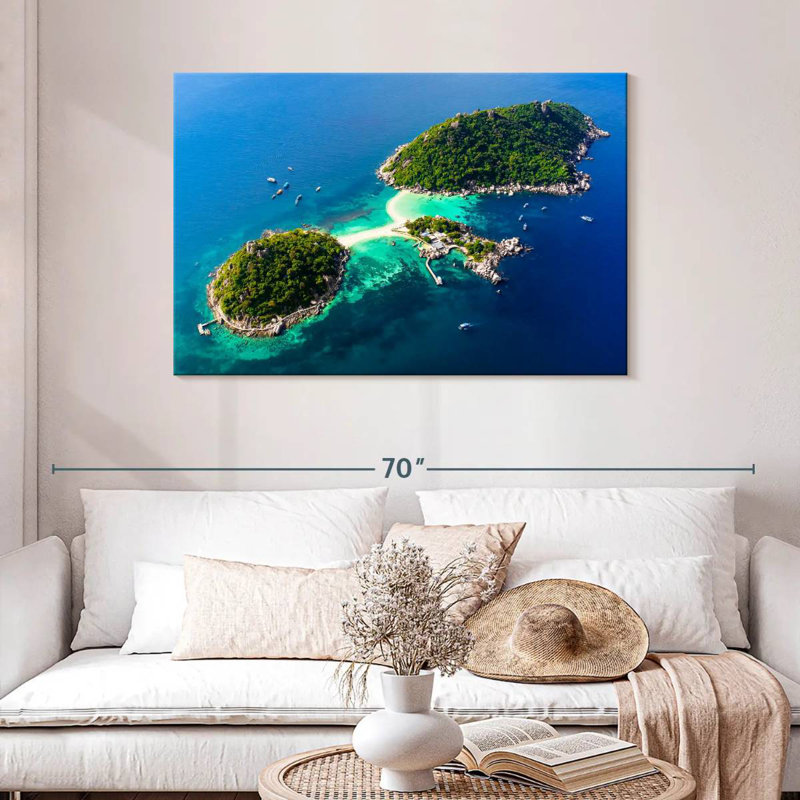 Scenic Koh Nang Yuan, H 30 po x l 45 po