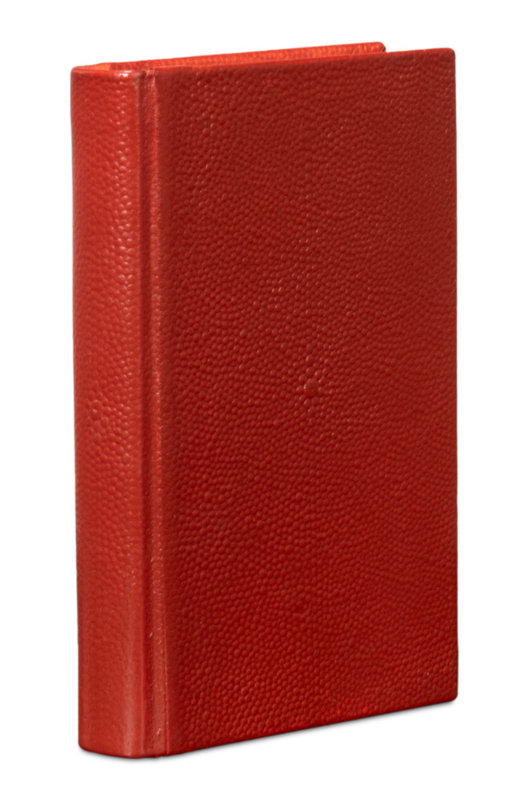 Shagreen Handmade and Media Decorative Book, Red