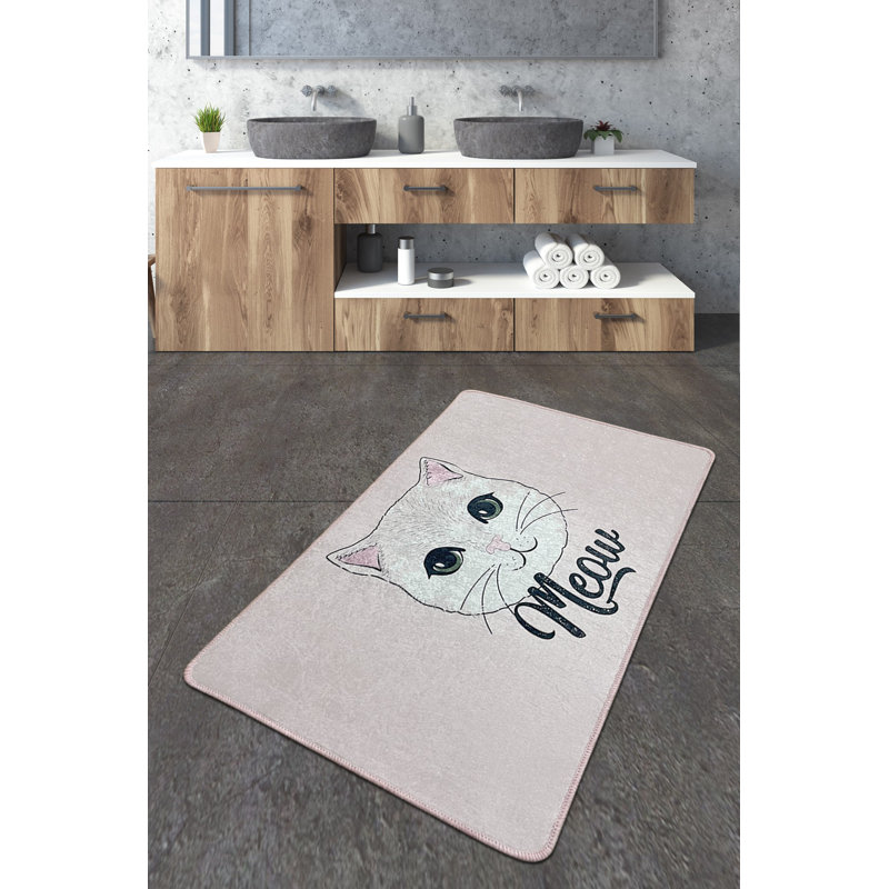 Luxueux tapis de bain antidérapant de 31,5 po x 39,4 po | 100% polyester, hauteur des poils de 0,4 pouce | Antibactérien et lavable, 20,5 oz / pied carré | Parfait pour les salles de bain modernes, design doux et durable, facile d'entretien