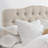 Linen Tufted Upholstered Headboard, Sturdy and Durable Solid Wood Headboard, Fabric Headboard Adjustable Height from 34“ to 43”, Modern Button Tufting Design Head Board-357638415-357638410