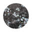 Blossom Fantasia French Gray Vegan Leather Round Coasters-331505390