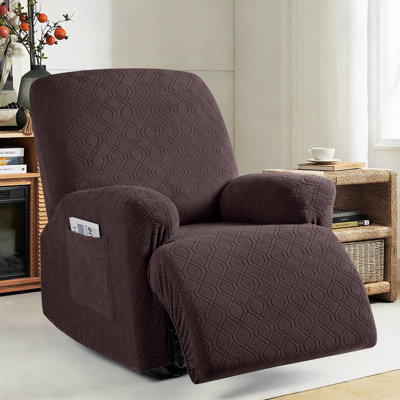 Wald 3-Pieces Stretch Recliner Couch Covers Soft Reclining Sofa Slipcover Furniture Protector For Dogs Cats