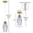 Wadlington 9.75"H Pillar Shade Pendant Light-172031640