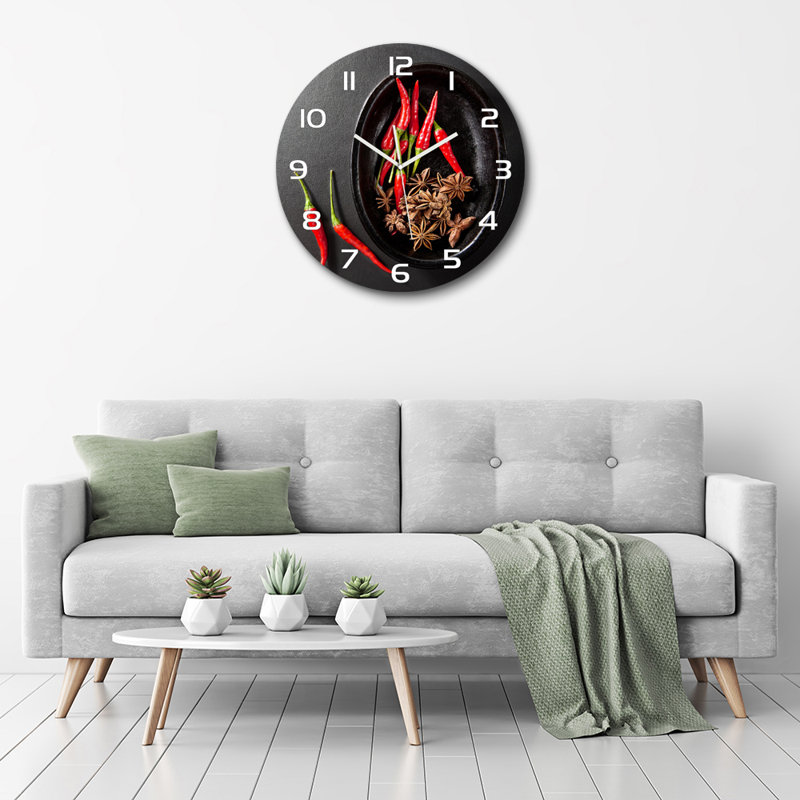 Jmauri Glass Wall Clock
