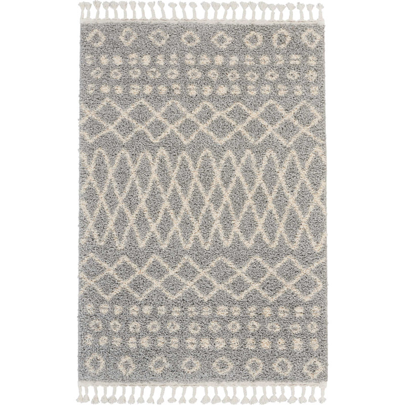 Bridyn Geometric Indoor Rug, Rectangle 3'11" x 6'7"