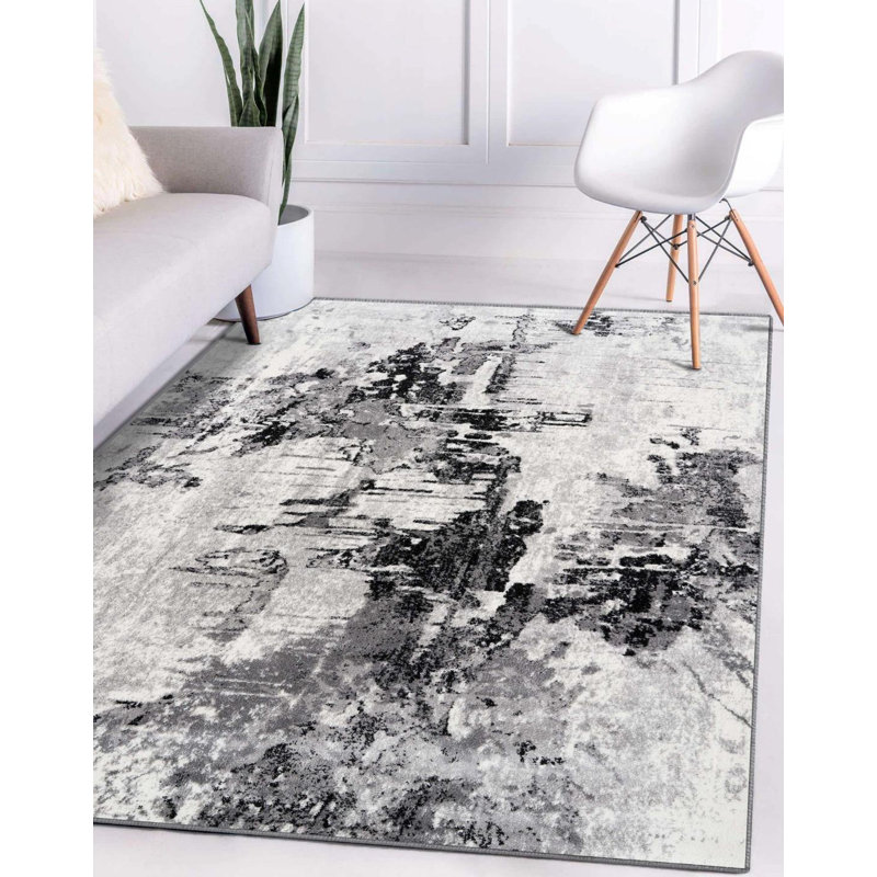 Thorold Abstract Indoor Rug, Rectangle 5' x 7'