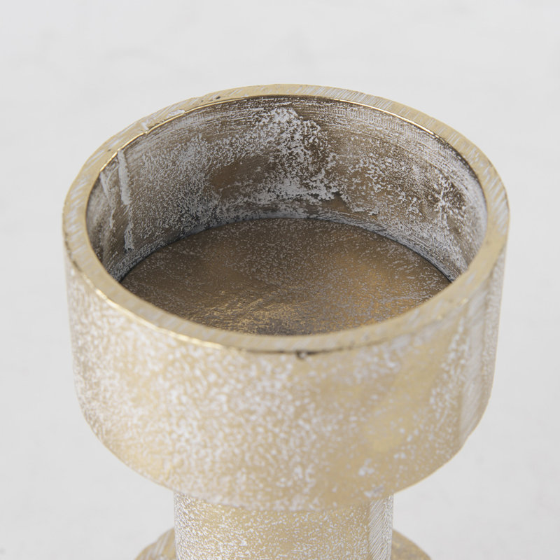 Bougeoirs de table en métal, Doré