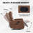  Manual Swivel Rocker Recliner Chair with Heat and Massage Fabric Glider Lounge Sofa for Living Room, Brown-112932602-112932598
