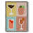 Colorblock Cocktails II Framed Print - Solid Wood-807210116