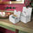 Sorbus Stackable Woven Basket with Lid and Handles 3 Pack-705501703
