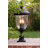 Islington Stained Glass Lantern Head Post Lantern-24506708