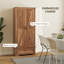 Armoire de cuisine Farmhouse, brun, bois-540844401
