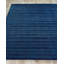 The Blues handloomed Bamboo Silk Navy Area Rug-2050636109