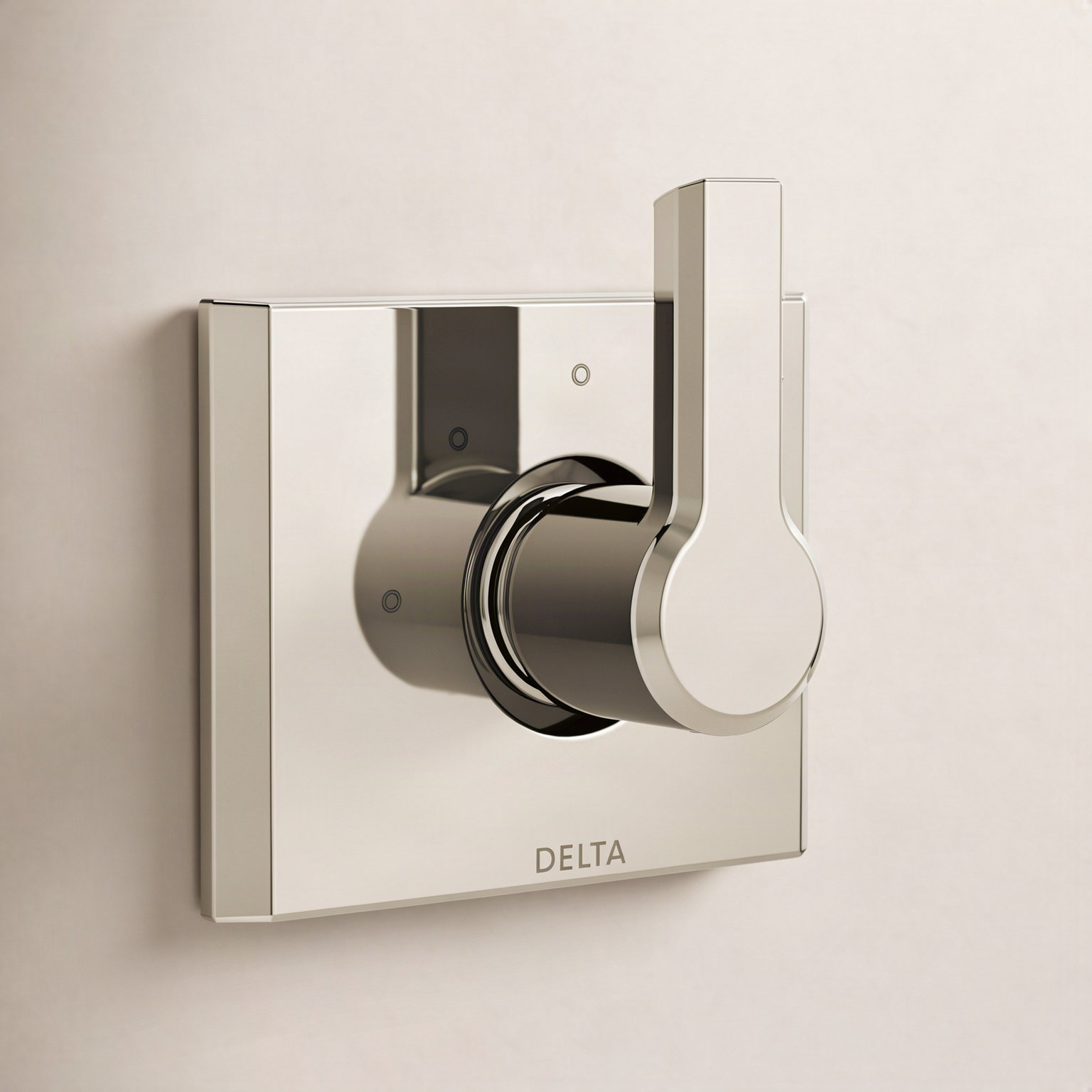 Pivotal Shower Wall Trim, Lumicoat Polished Nickel