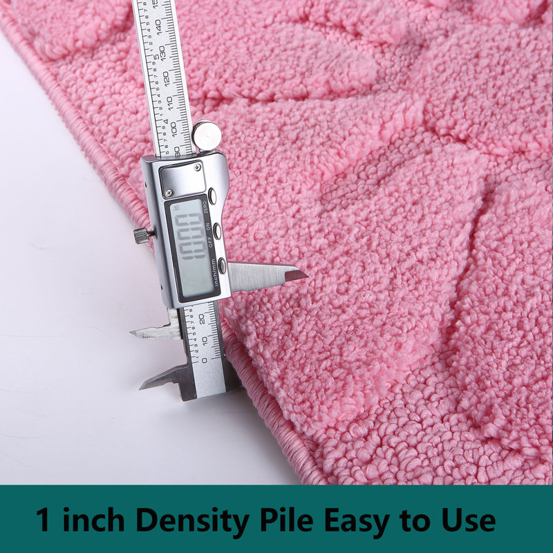 Tapis pour salle de bain Kainin, Rose, L 24 po x L 36 po