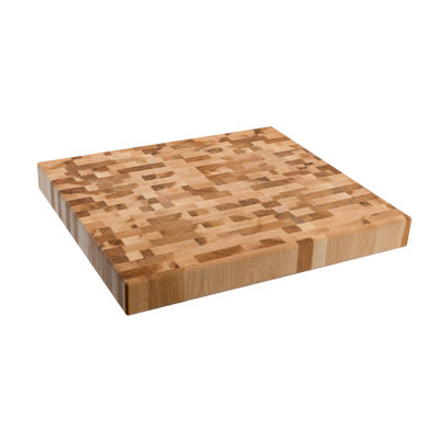 Labell Canadian Maple Butcher Block Cutting Board With Wooden Feet