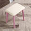 Bureau de coiffeuse en bois avec tabouret-132903205