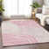 Premium Machine Washable Prisco Pink Rug
