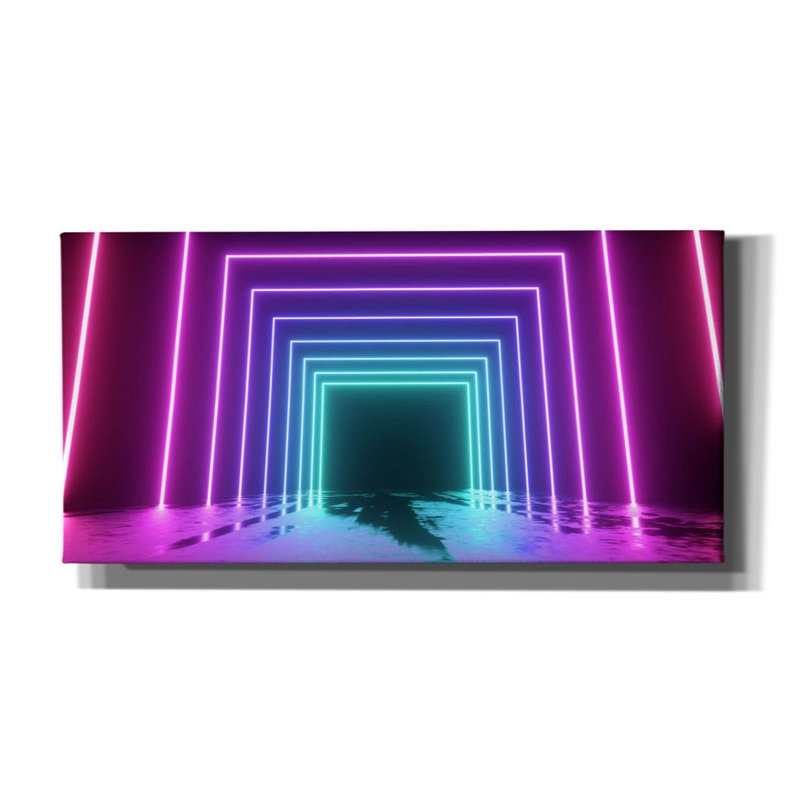 " Cyberpunk Future ", 20" H x 40" W x 1.5" D