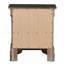 Charmante table de chevet traditionnelle grise