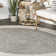 Buckwalter Braided Gray Indoor/Outdoor Oval Area Rug