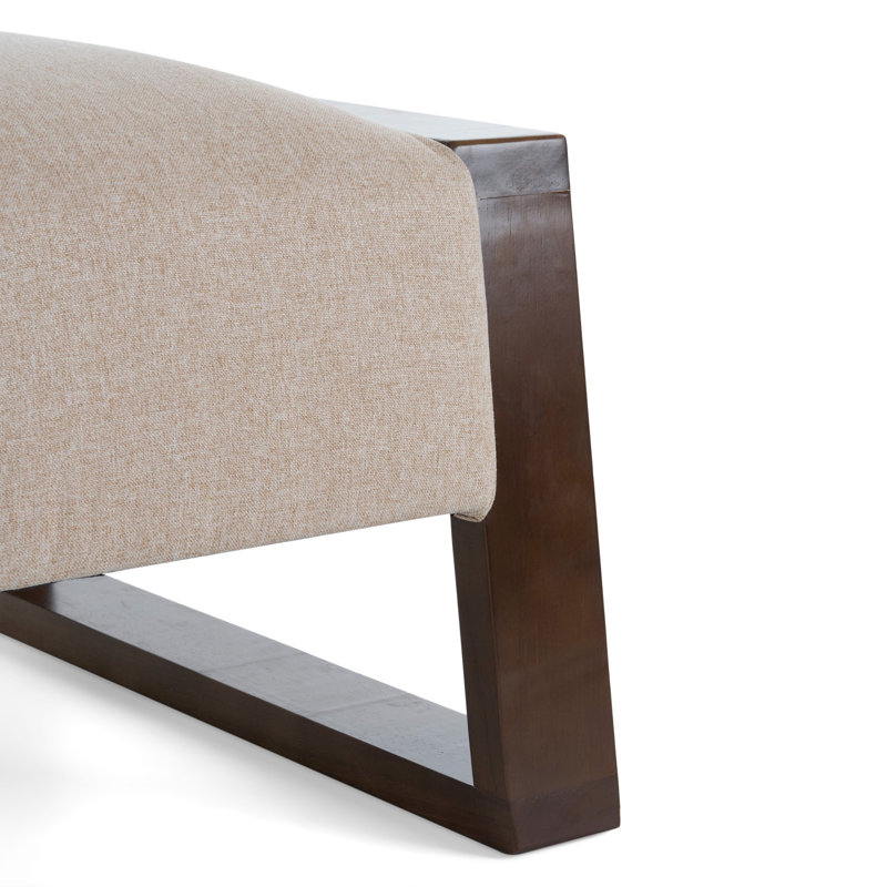 Stylish bench with simple design