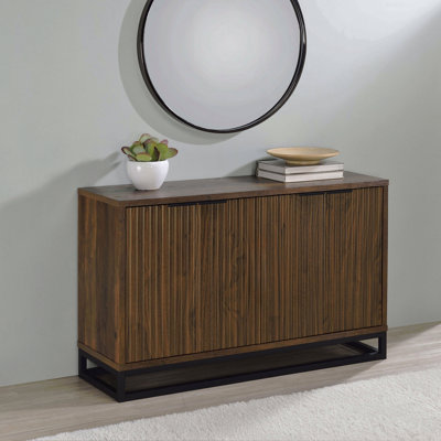 Buffet décoratif 4 portes en bois d'ingénierie