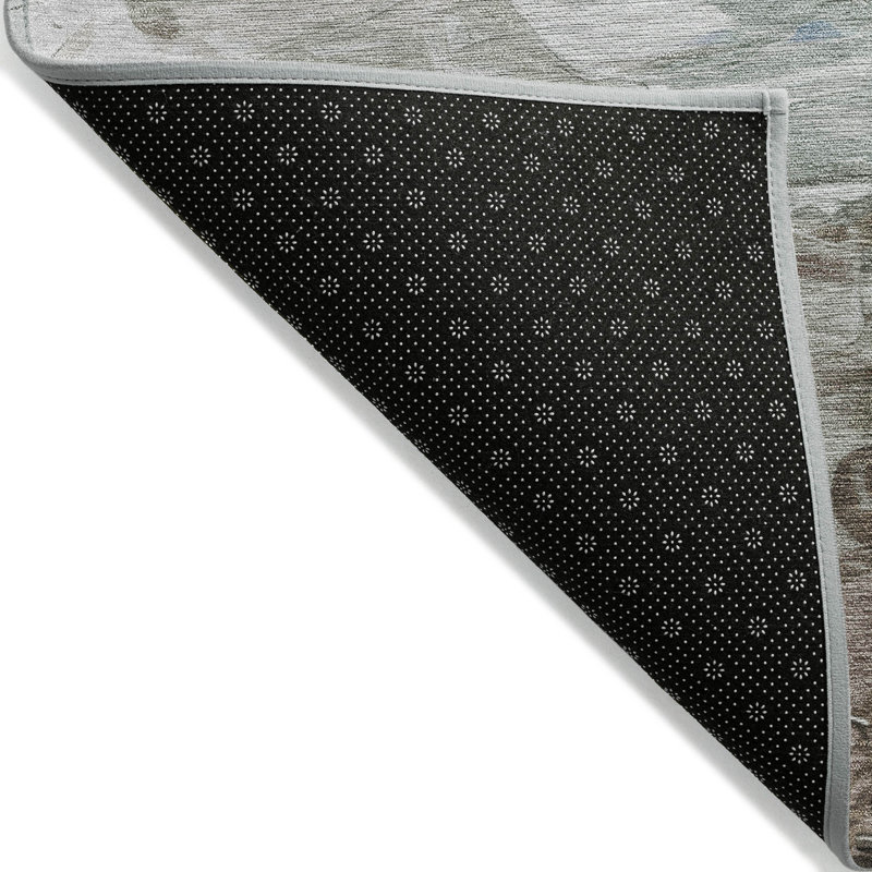 Tapis intérieur / extérieur bleu Braearis, 8 pi x 8 pi