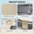 2 Tanning Chairs With Face Hole, 5-Level Adjustable Outdoor Chaise Lounge Chair With Pillow For Beach, Pool, Beige-327494160-327494167