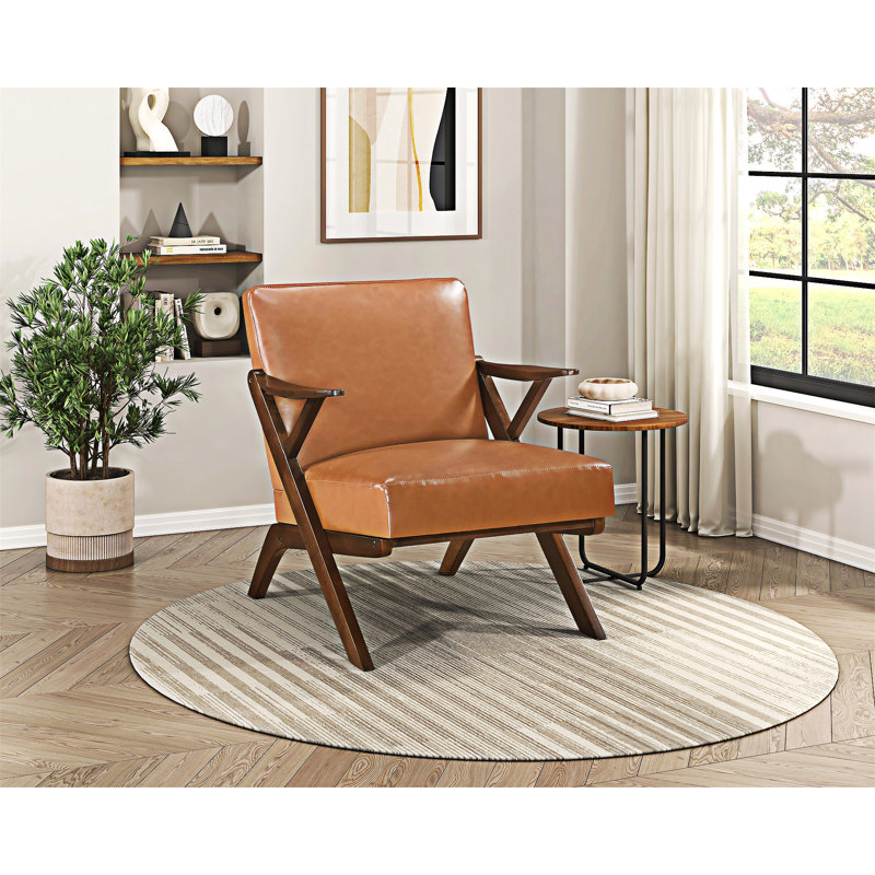 Chaise d'appoint, Brun, Brun