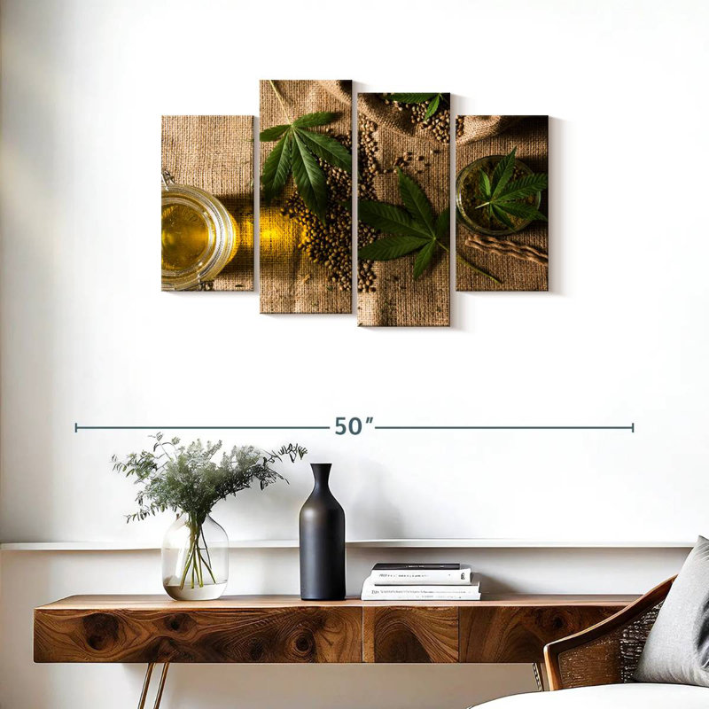 Senne Marijuana Hemp, 22" H x 36" W