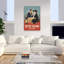 «Vintage Couple Toast», art mural rétro classique et élégant-129094018