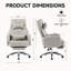 Chaise de bureau pivotante et ergonomique, chaise de bureau à haut dossier avec appui-tête lombaire, chaise de salle de conférence-2124665773