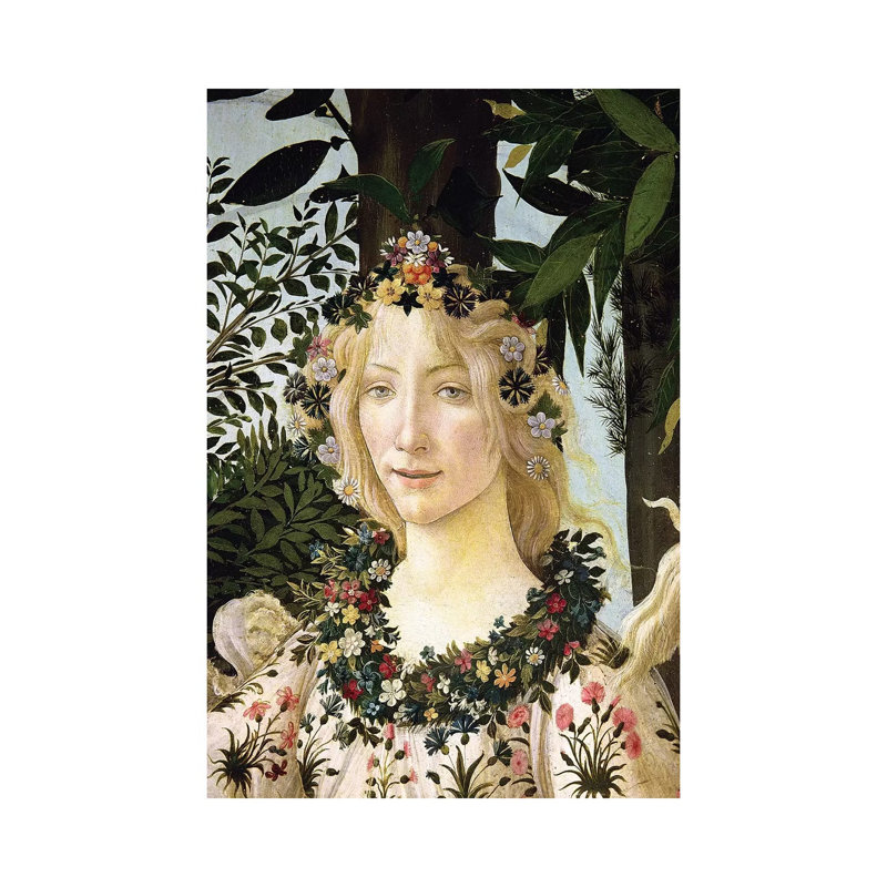 Flora, Detail From The Primavera, C.1478 by Sandro Botticelli - Wrapped Canvas Gallery-Wrapped Canvas Giclée