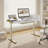 Electric Adjustable Height Standing Desk with Drawers and Memory Controller, Computer Home Office Desk-1207870049-1207870063