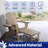 Caythan Foldable Outdoor Adirondack Chair With Ottoman-1545894509