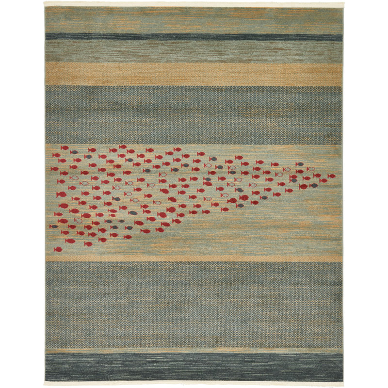 Abrigail Striped Indoor Rug, Rectangle 7'1" x 10'