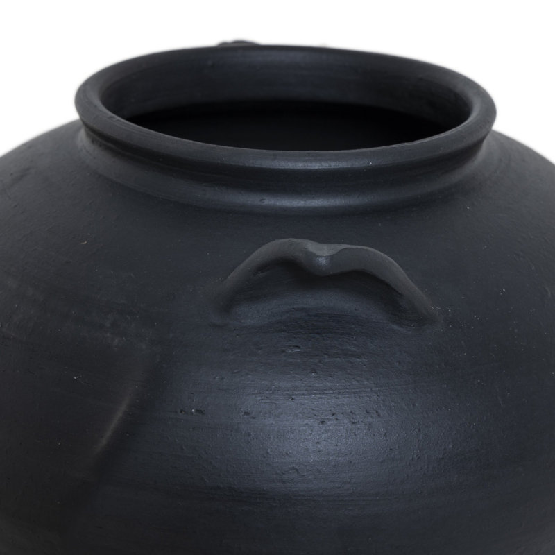 Civita Vase, Aged Black