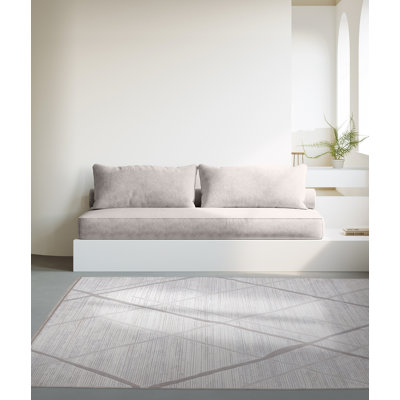 Acencion Tencel Striped Indoor Rug