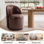 Upholstered Swivel Barrel Chair-1992331854