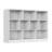 Presly 3  Tier Cube Bookcase Modern Bookshelf with 10 Cubes-646782012-632208647