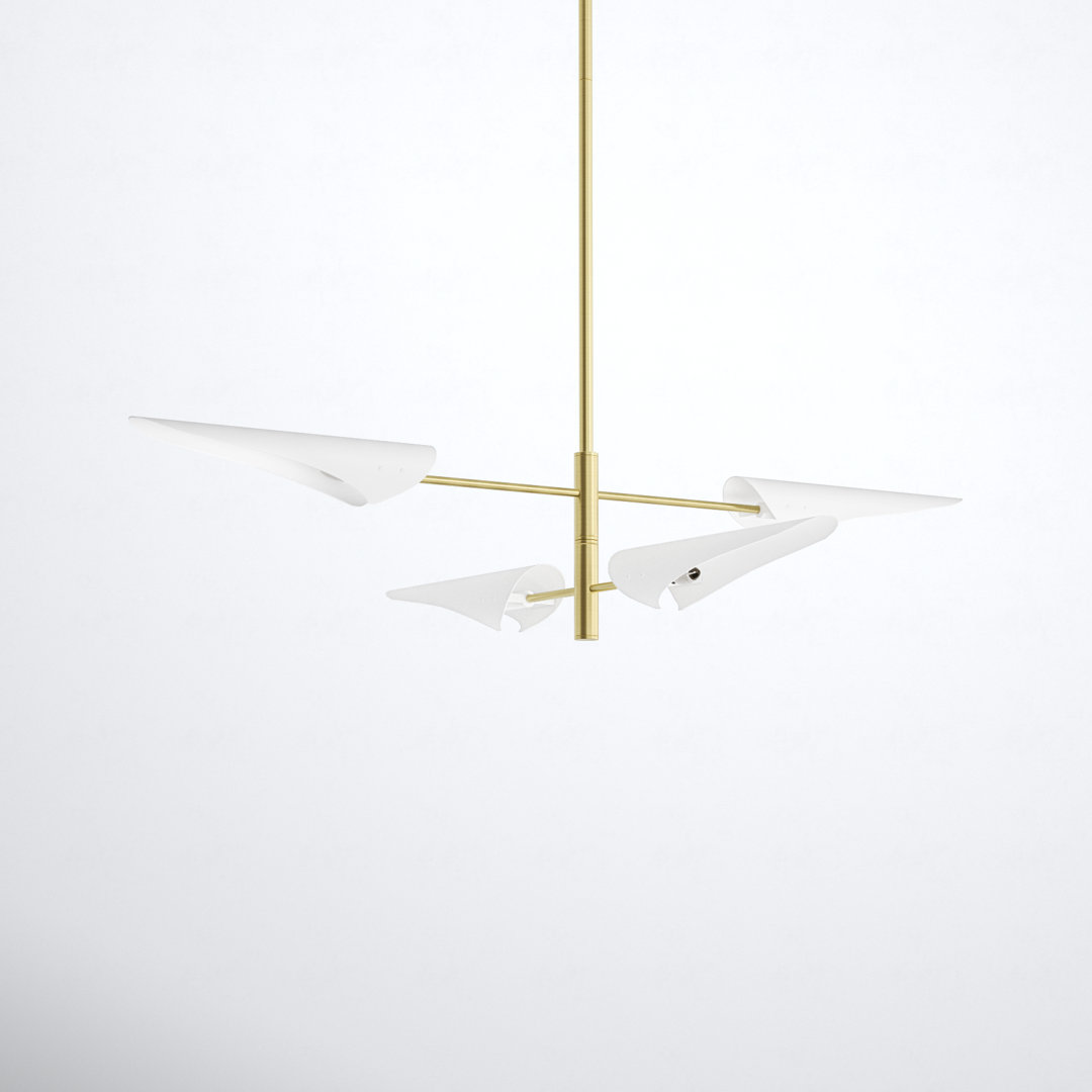 Cortina 4 - Light Unique Modern Linear Chandelier AllModern Shade 