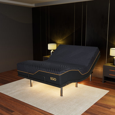 15” Massaging Zero Gravity Adjustable Bed with 14" Memory Foam Mattress