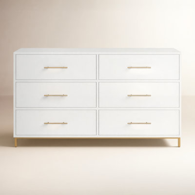 Marino 60" Mahogany Double Dresser