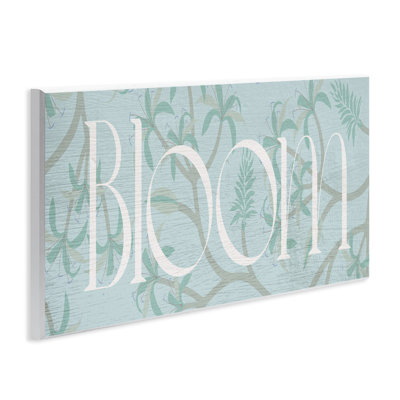 Plaque murale «Blue Bloom», par Lil 'Rue