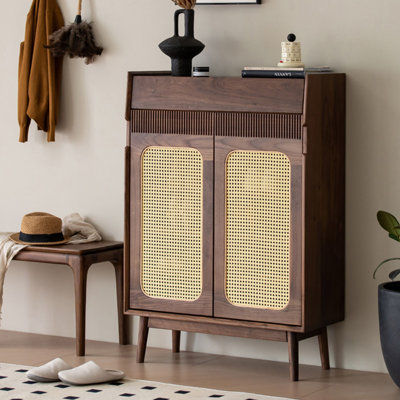 Retro style popular home storage shoe cabinet