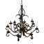 Lustre empire de style bougie à 12 lumières Montmorenci